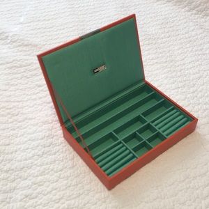 Orange jewelry box
